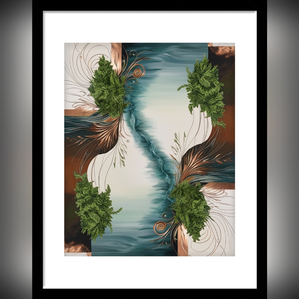 Framed Digital Artwork